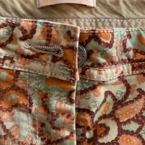 NWT Scotch R’Belle Girls Floral Denim Shorts Size 16